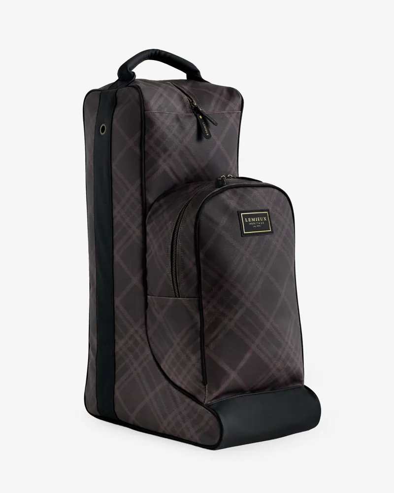 LeMieux Heritage Boot + Hat Bag Cocoa-3