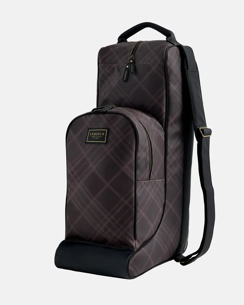 LeMieux Heritage Boot + Hat Bag Cocoa