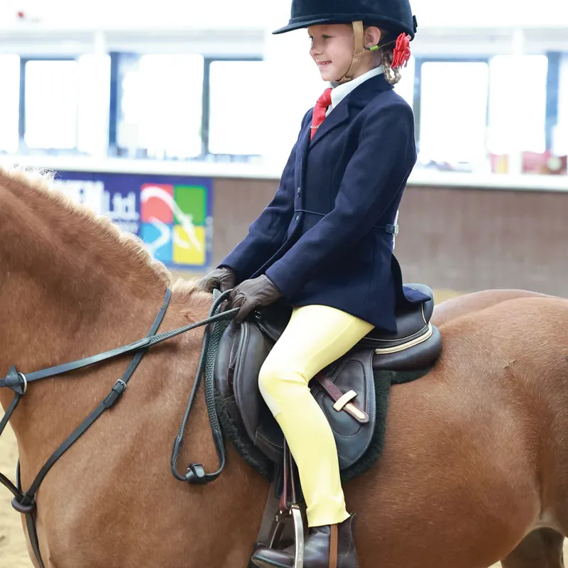 Equetech Junior Sovereign Jodhpurs Canary-2