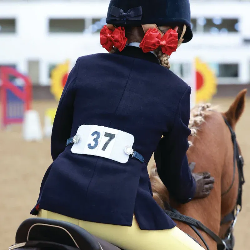 Equetech Crystal Showing Number Clips Navy-2