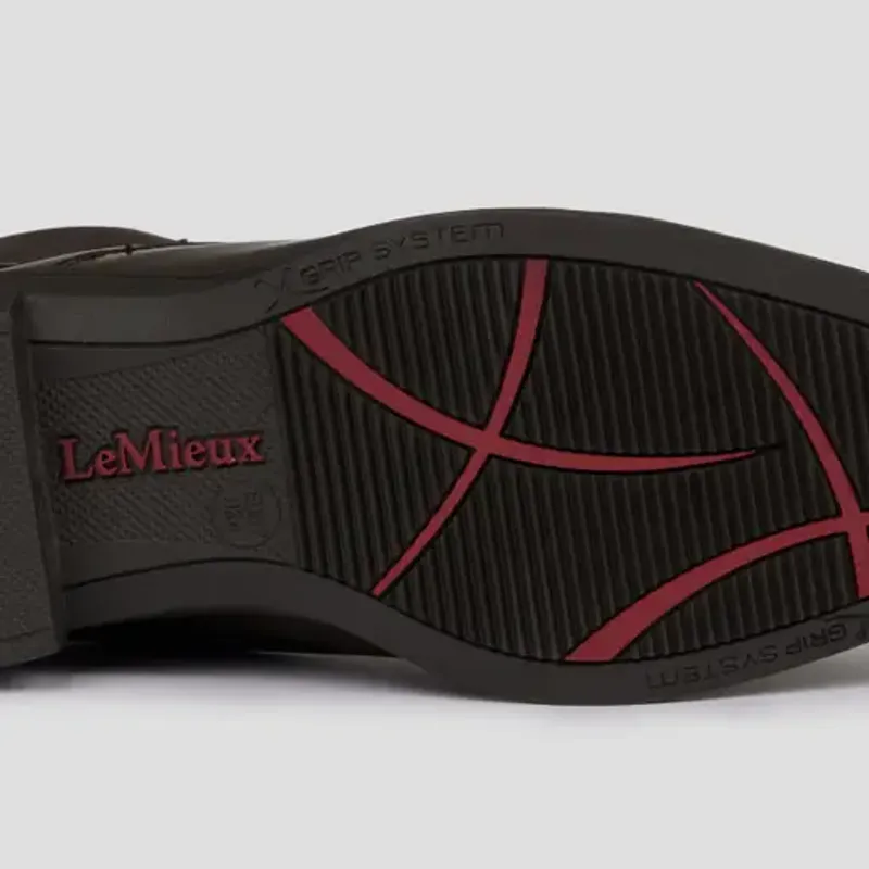 LeMieux Junior Zip Paddock Boot Black-4