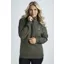 Mochara Ladies Half Zip Sweatshirt Khaki