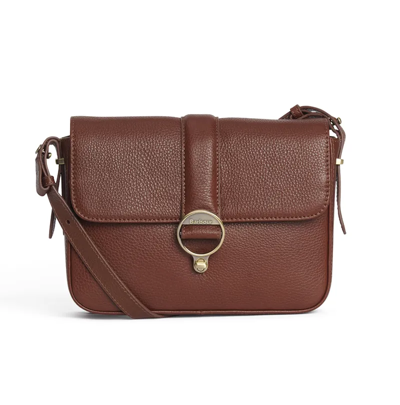 Barbour Rosa Leather Crossbody Bag Brown-1