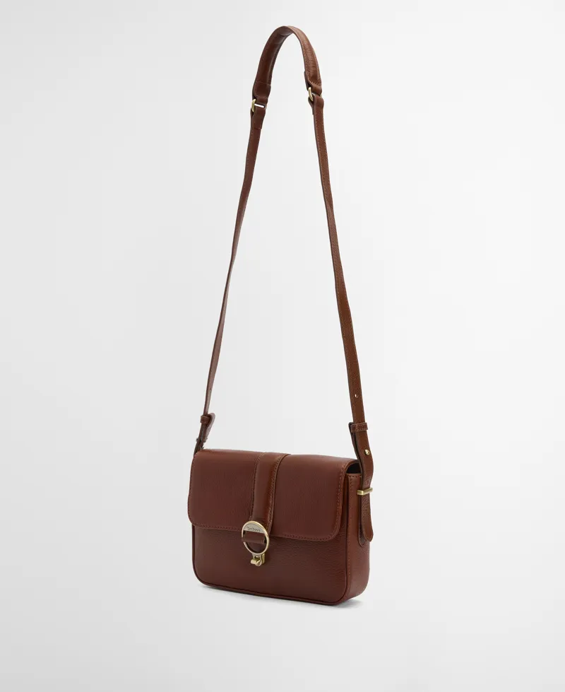 Barbour Rosa Leather Crossbody Bag Brown-3
