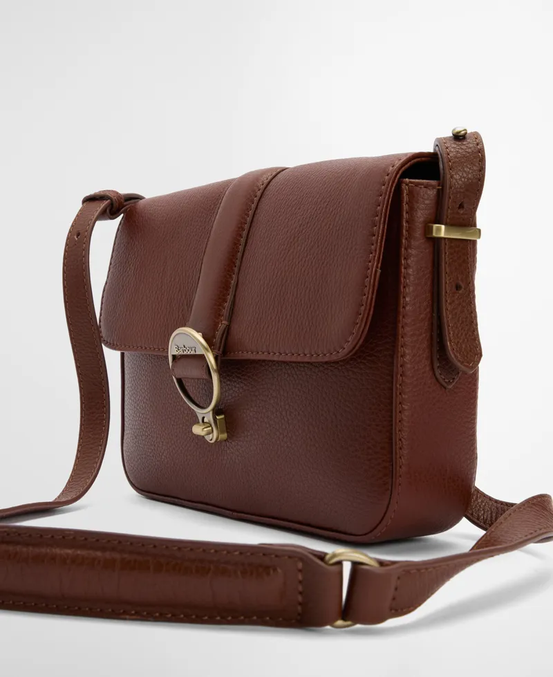 Barbour Rosa Leather Crossbody Bag Brown-2