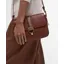 Barbour Rosa Leather Crossbody Bag Brown