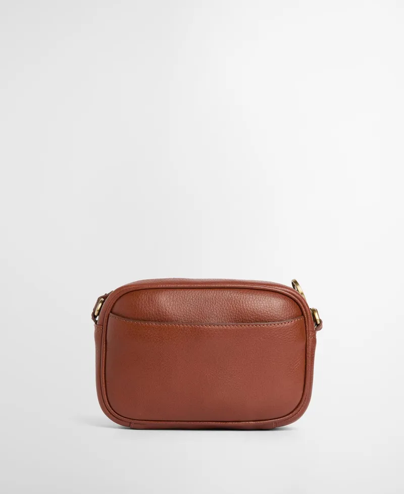 Barbour Daphne Mini Leather Crossbody Bag Brown-3