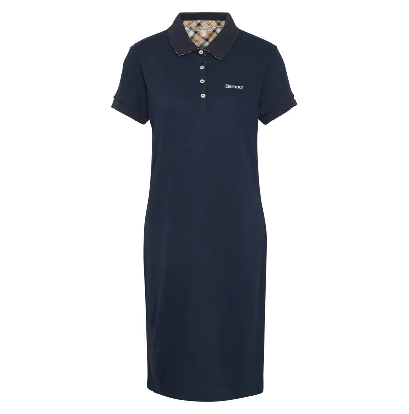 Barbour Ladies Polo Dress Navy-1