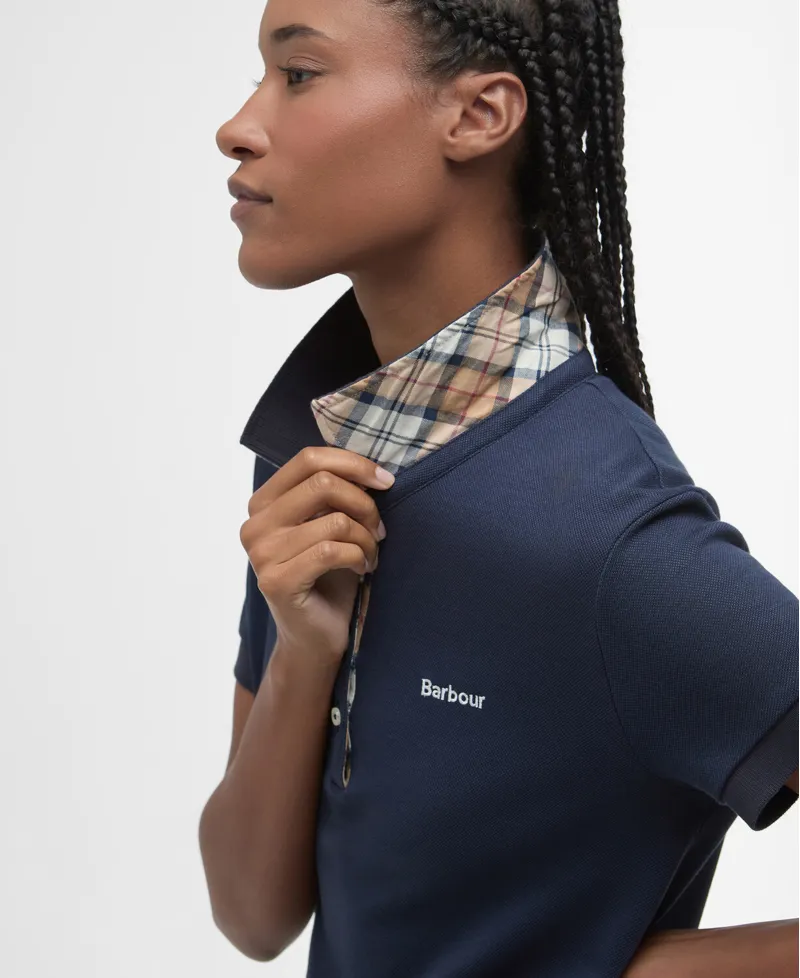 Barbour Ladies Polo Dress Navy-5