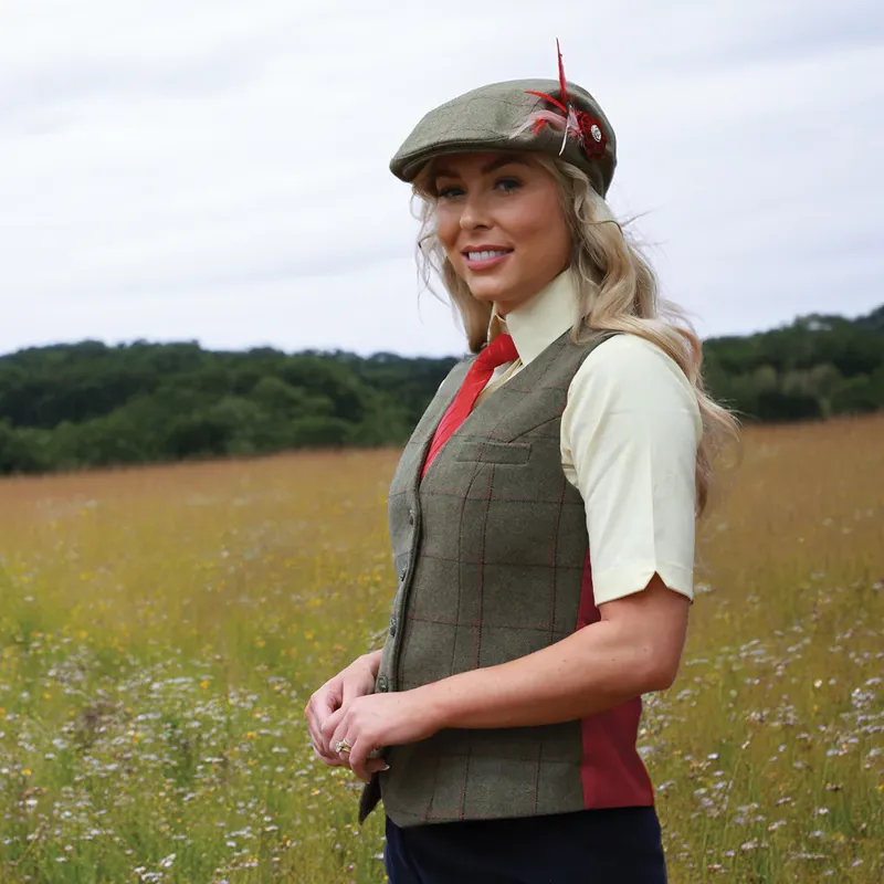 Equetech Launton Tweed Flat Cap-3