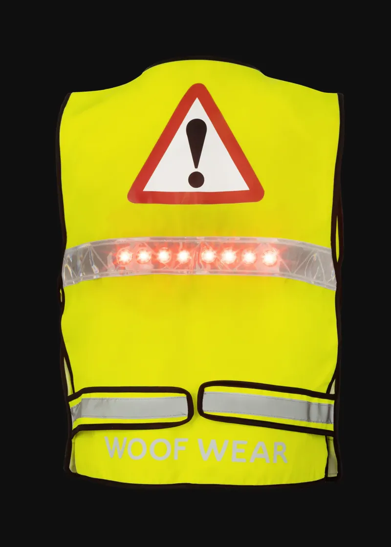 Woof Wear LED Riding Vest Yellow-3