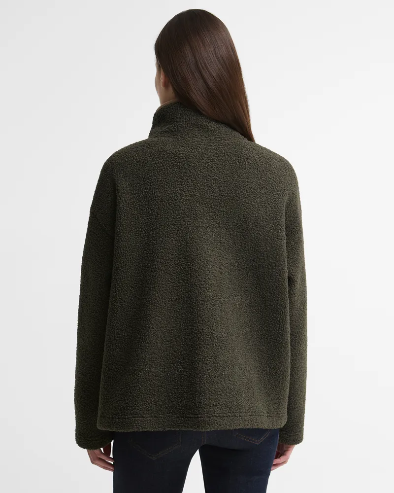 Barbour Women's Bamburgh Fleece Olive-3