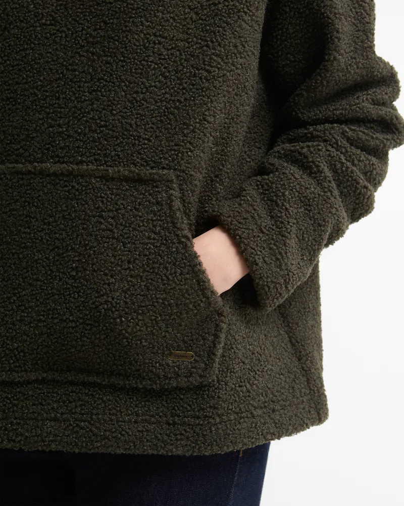 Barbour Women's Bamburgh Fleece Olive-5