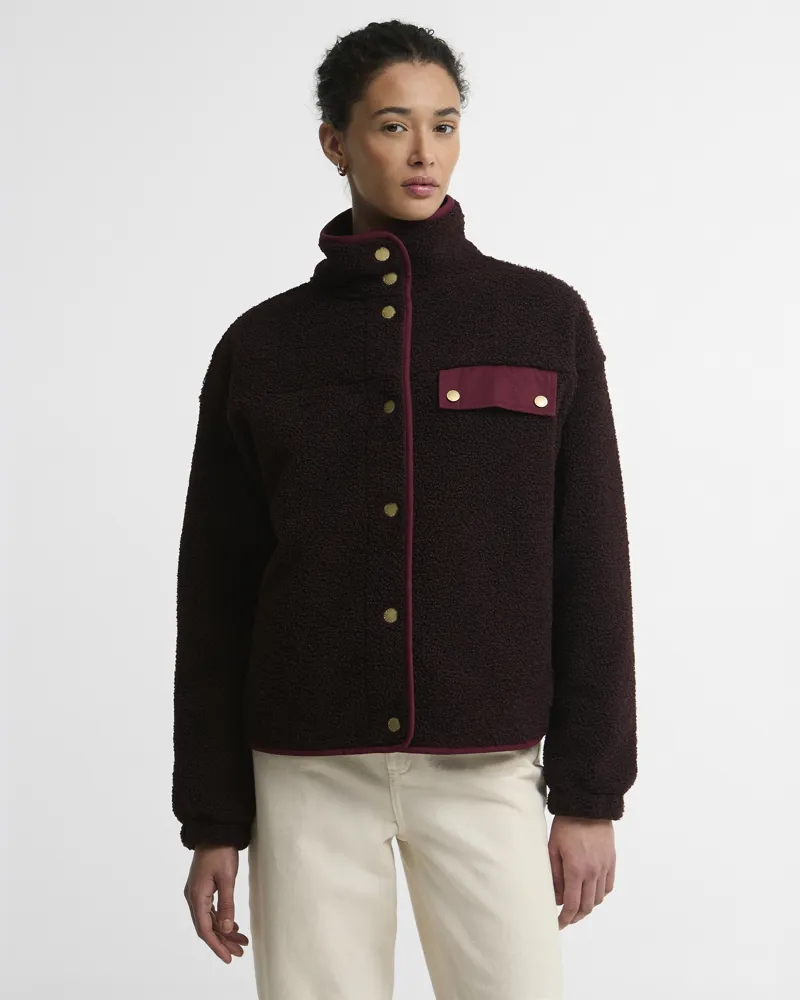 Barbour Women's Mabel Fleece Fig-6