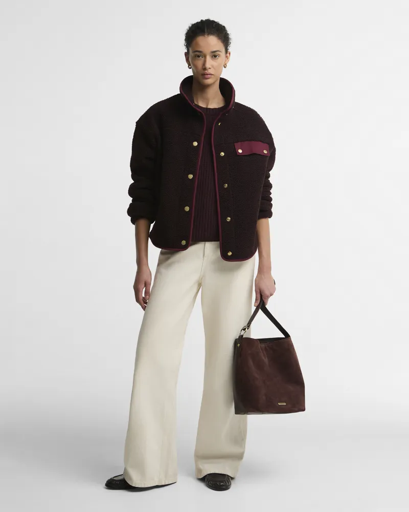 Barbour Women's Mabel Fleece Fig-2