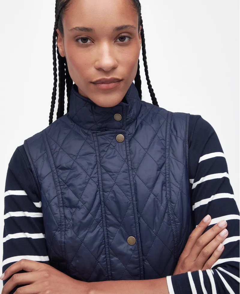 Barbour Ladies Otterburn Gilet Navy-4