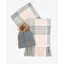 Barbour Saltburn Beanie And Tartan Scarf Gift Set Grey Rose