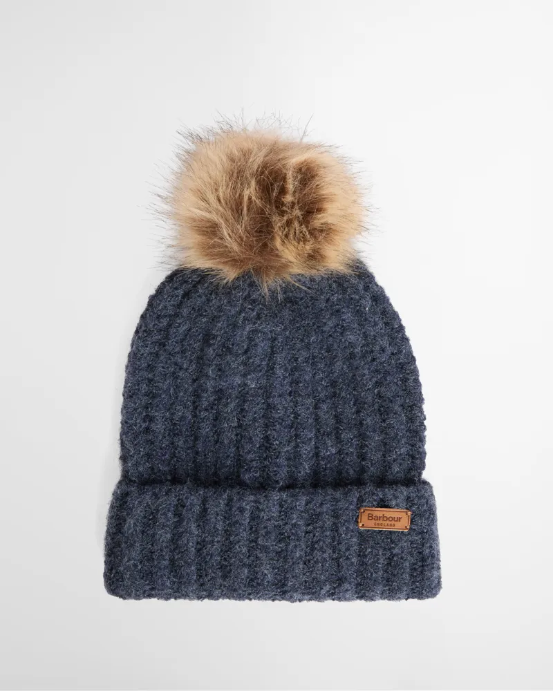 Barbour Saltburn Beanie And Tartan Scarf Gift Set Birchwood-2