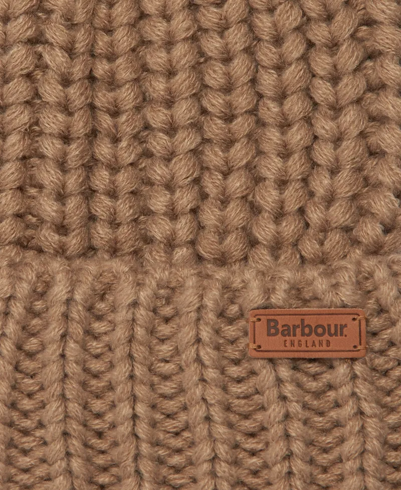 Barbour Saltburn Beanie Hat Mink-3