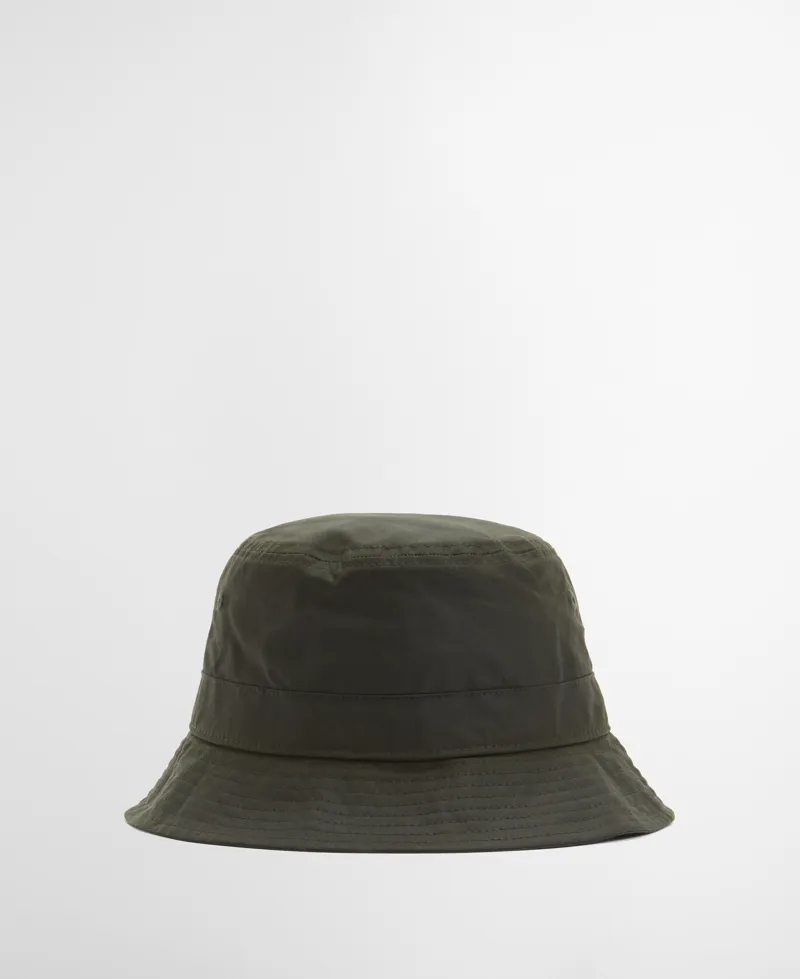 Barbour Belsay Wax Bucket Hat Fern