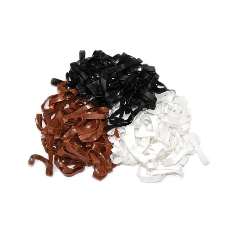 Lincoln Silicone Plaiting Bands 1000 Black