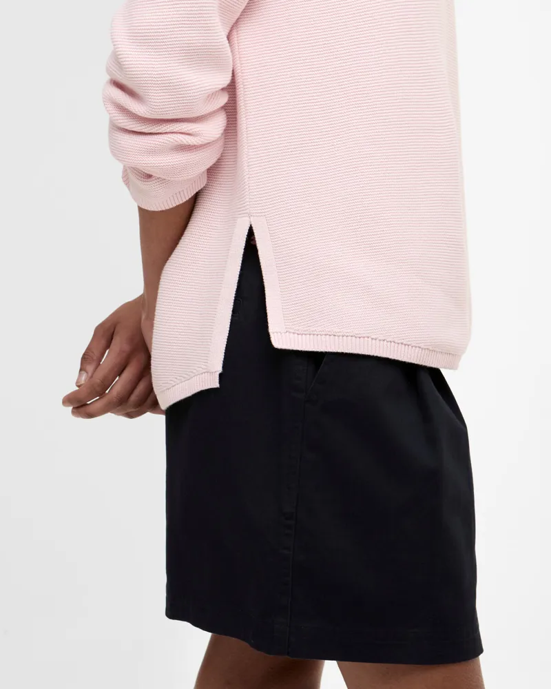 Barbour Womens Marine Knitted Jumper Pink-5