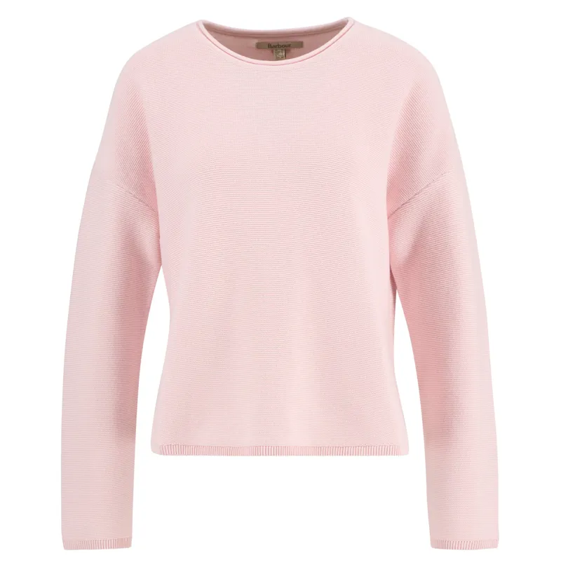 Barbour Womens Marine Knitted Jumper Pink-1