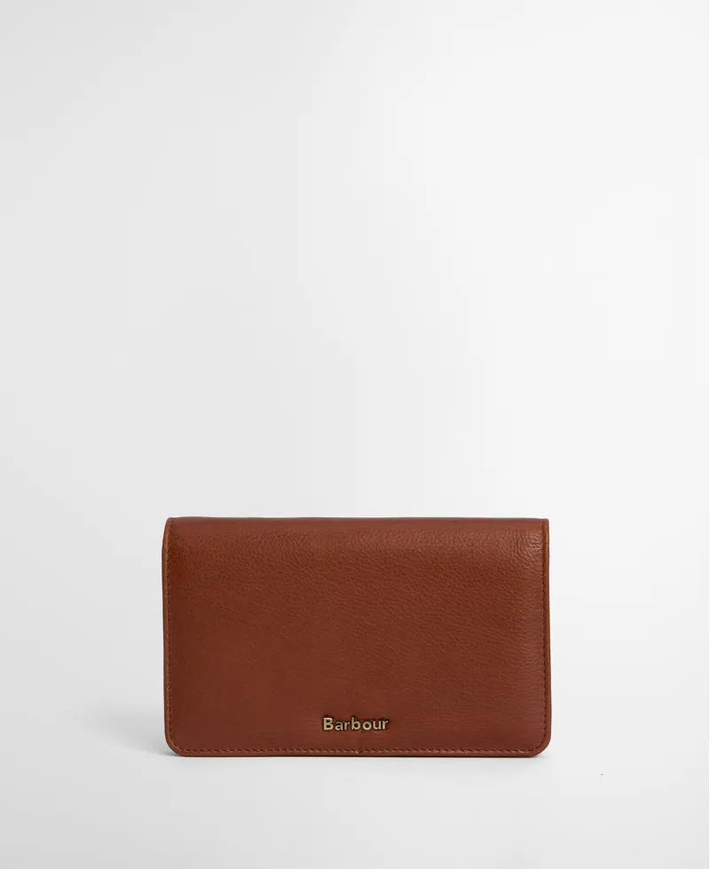 Barbour Katrine Leather Medium Purse Brown-1