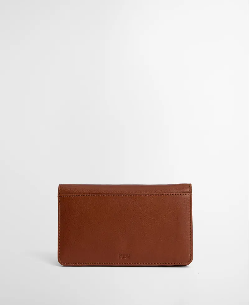 Barbour Katrine Leather Medium Purse Brown-3