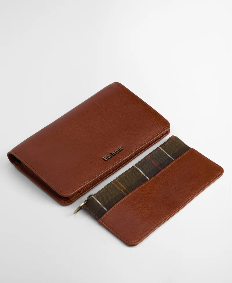 Barbour Katrine Leather Medium Purse Brown-7