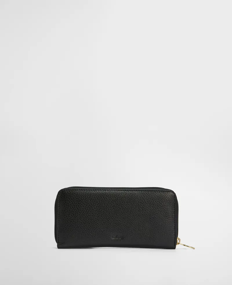 Barbour Birch Leather Matinee Purse Black