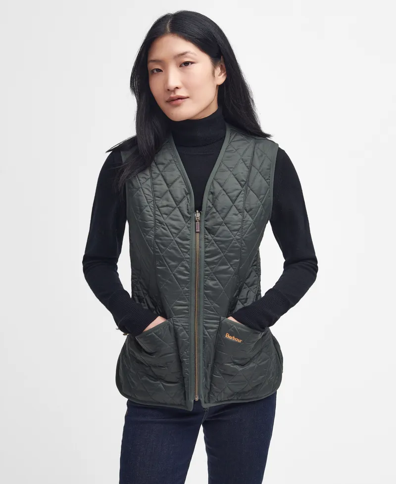 Barbour Women's Fleece Betty Liner Dark Olive