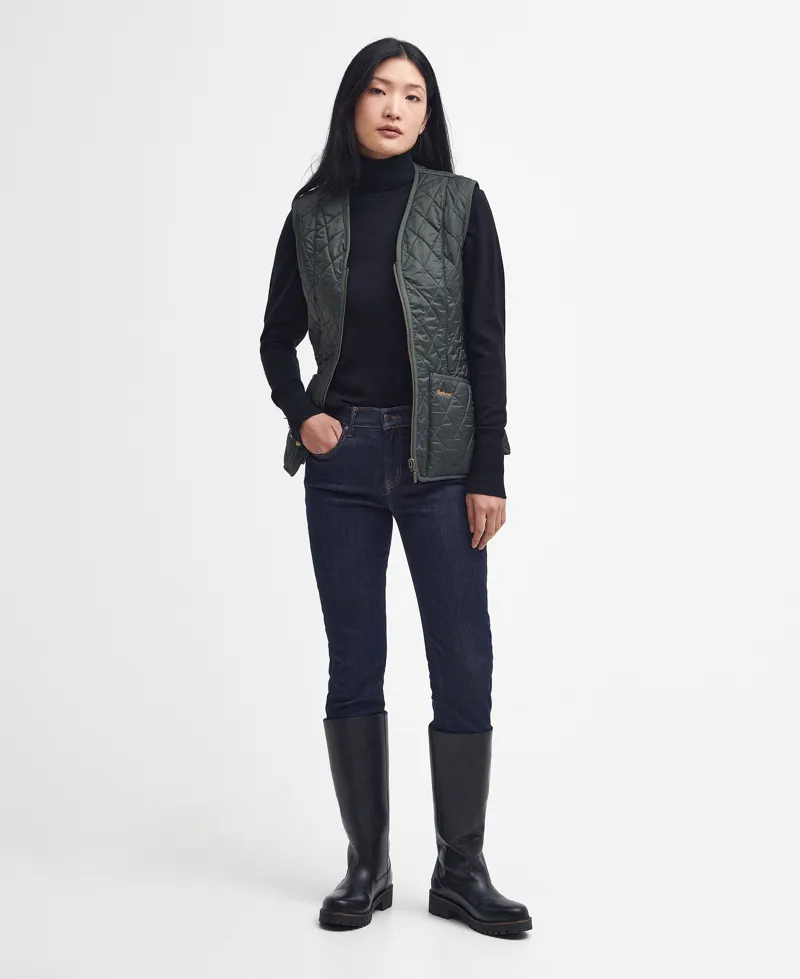 Barbour Women's Fleece Betty Liner Dark Olive-4