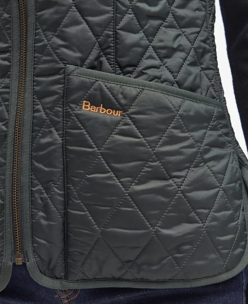 Barbour Women's Fleece Betty Liner Dark Olive-3