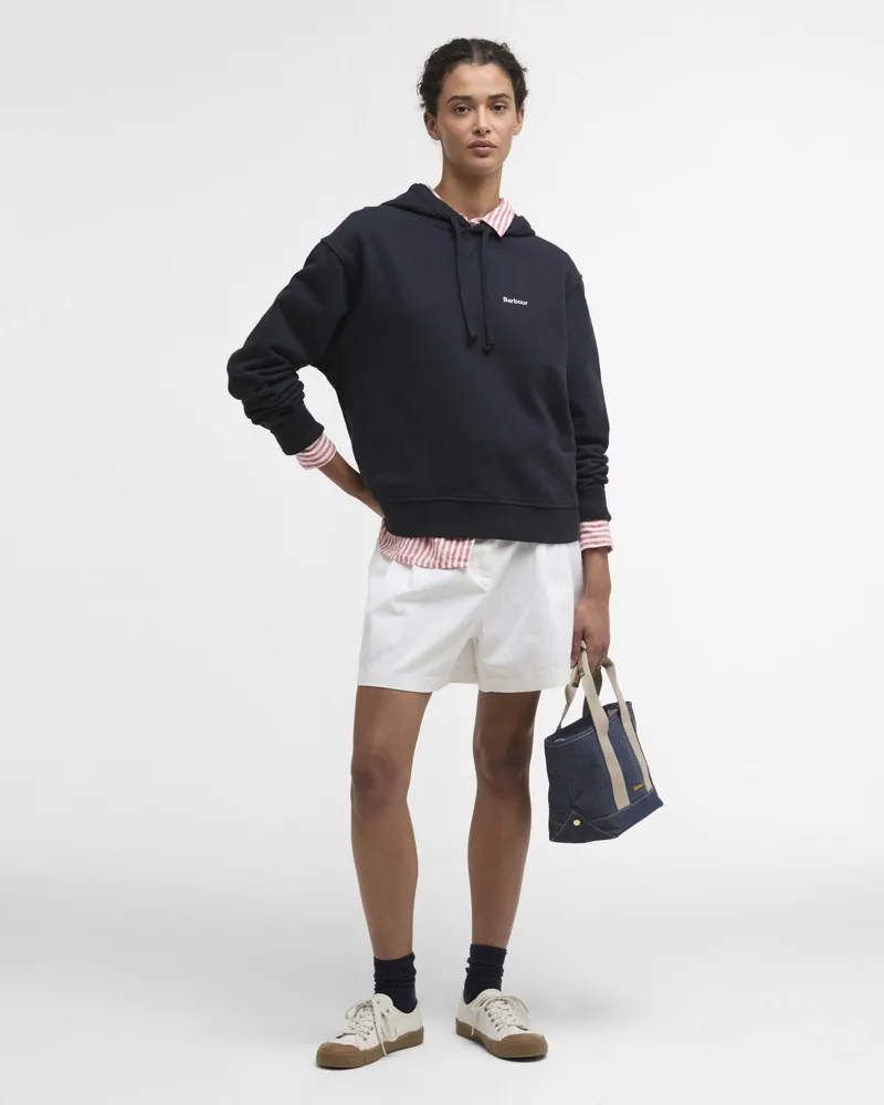 Barbour Womens Bede Hoodie Navy-4