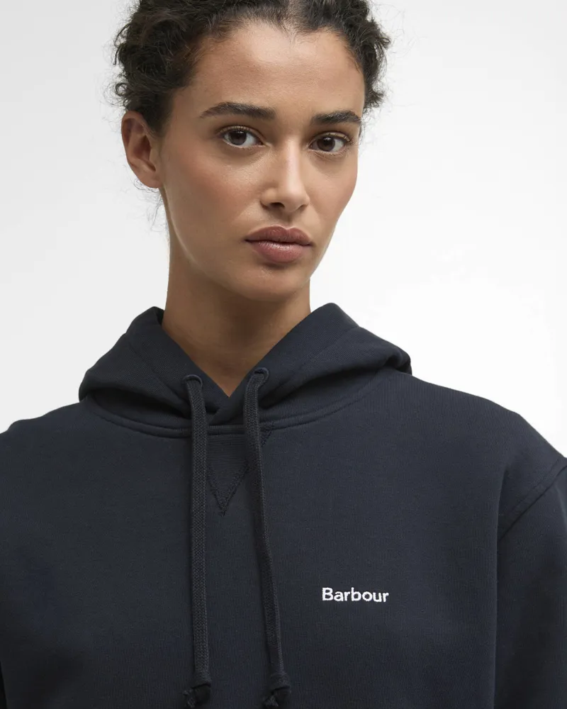 Barbour Womens Bede Hoodie Navy-3