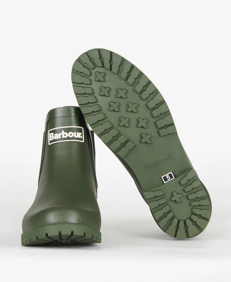 Barbour Ladies Wilton Ankle Boot Wellington Olive