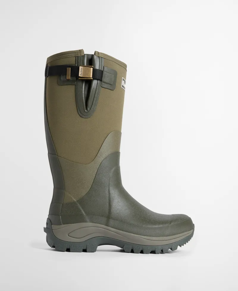 Barbour Women's Tyneside Tall Welly Olive-5