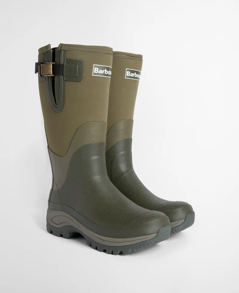 Barbour Women's Tyneside Tall Welly Olive