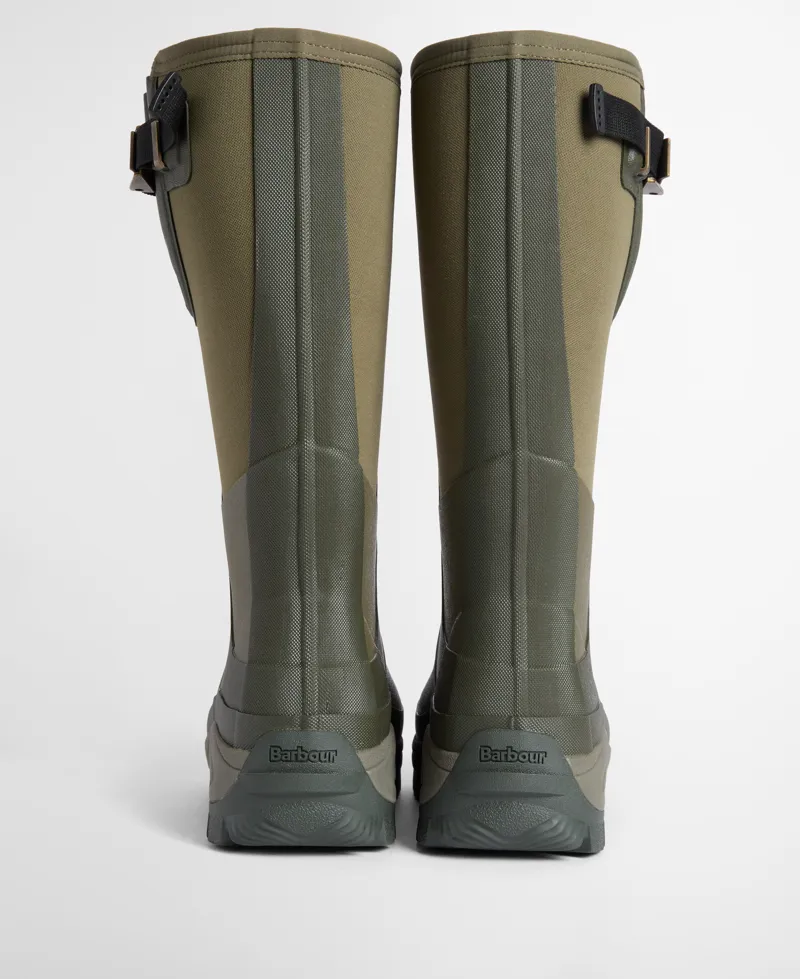 Barbour Women's Tyneside Tall Welly Olive-4