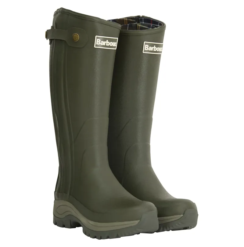 Barbour Women's Teesdale Tall Welly Olive-4