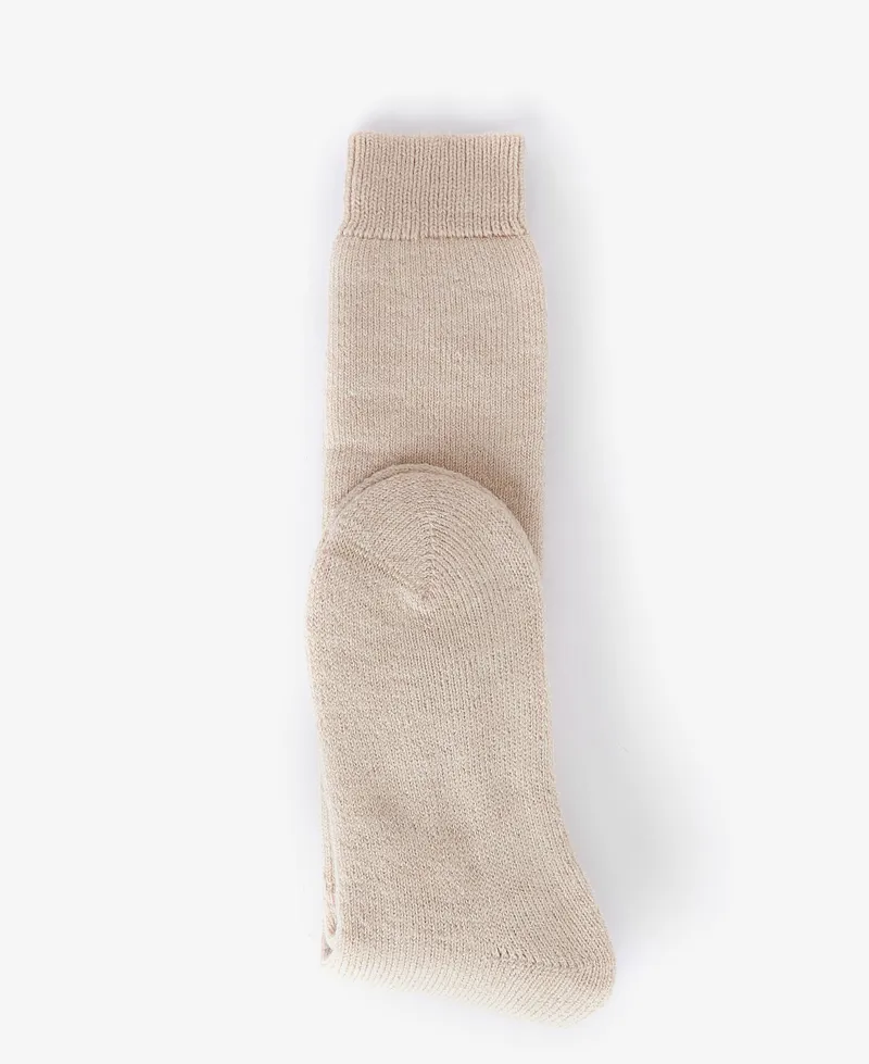 Barbour Ladies Wellington Knee Sock Sand Beige-1