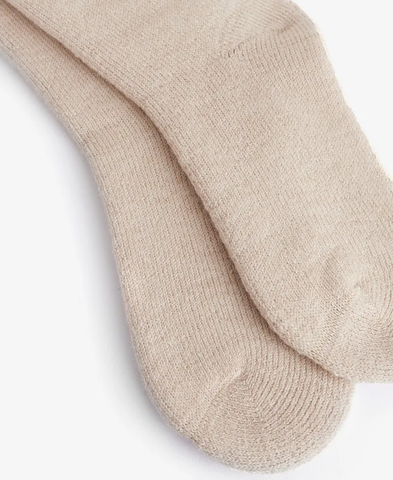 Barbour Ladies Wellington Knee Sock Sand Beige-2
