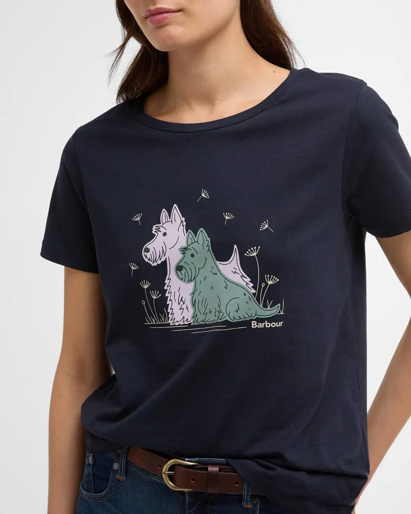 Barbour Womens Clover T-Shirt Navy