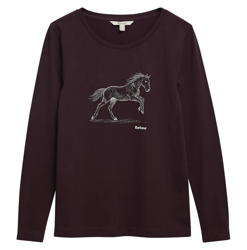 Barbour Womens Rosamund Long Sleeve T-Shirt Fig-1