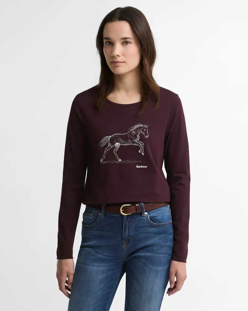 Barbour Womens Rosamund Long Sleeve T-Shirt Fig