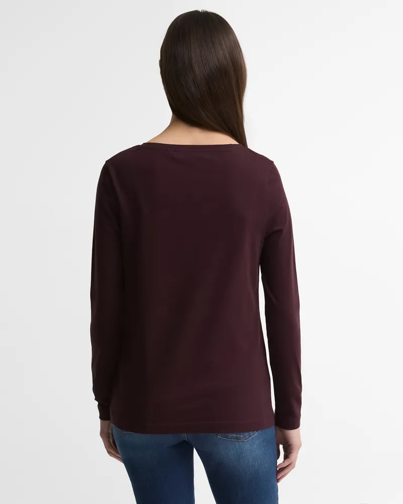 Barbour Womens Rosamund Long Sleeve T-Shirt Fig-3