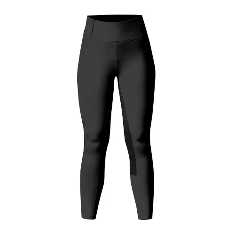 Equetech Ladies Luxe Thermal Riding Tights Black-1