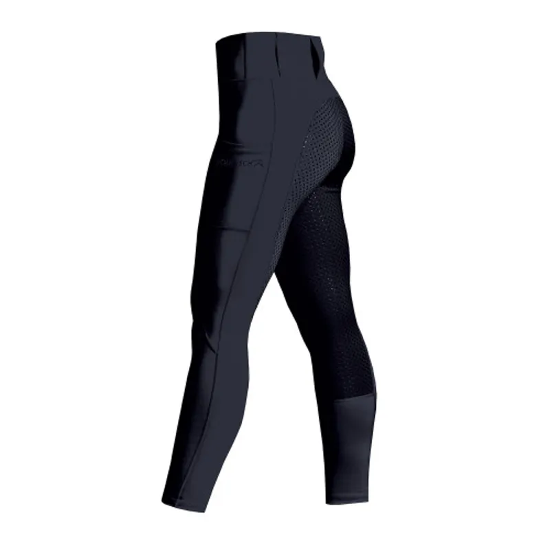 Equetech Ladies Luxe Thermal Riding Tights Navy-1