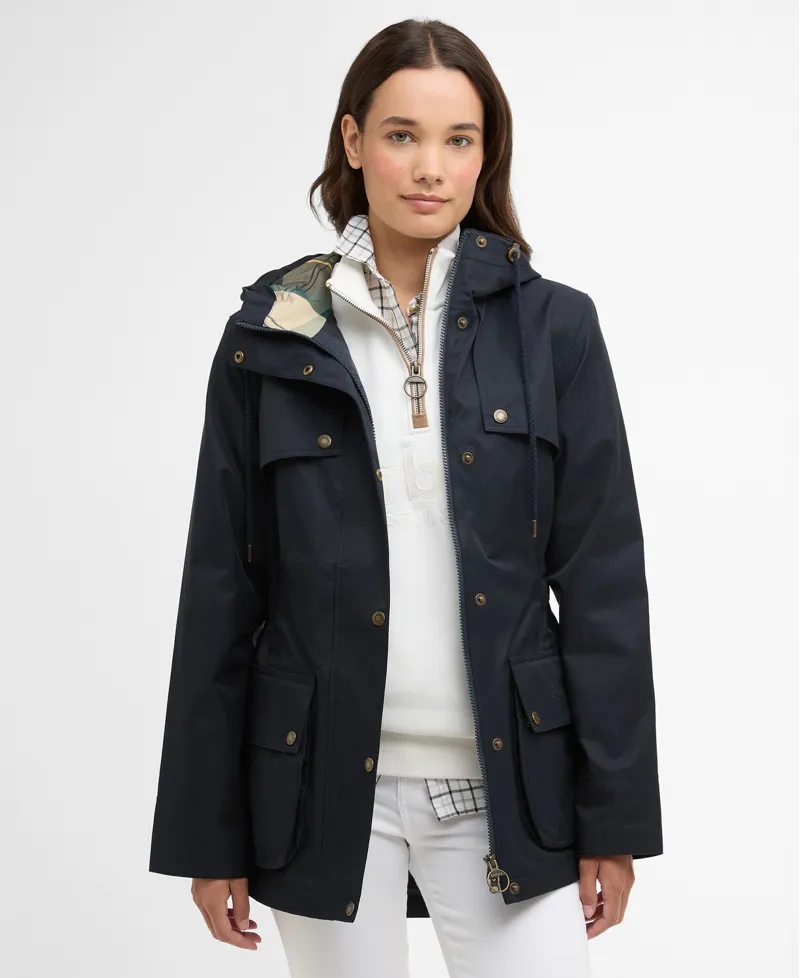 Barbour Womens Dallas Waterproof Jacket Dark Navy/Ancient